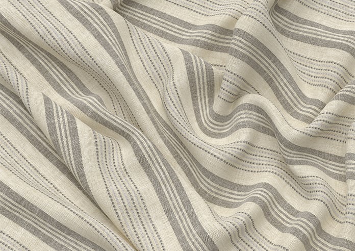 Castelle Stripe, Dove Grey - Twist&Fit Roman Blind - Image 4